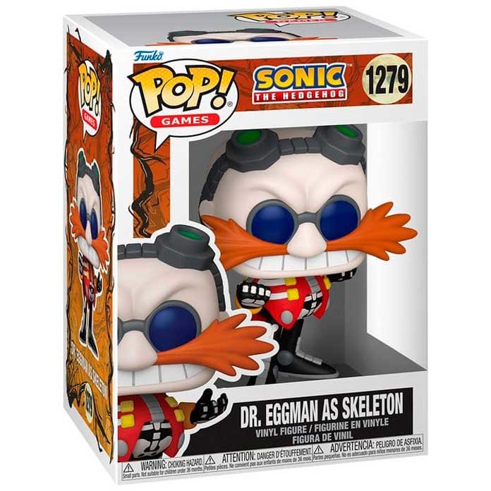Funko Pop Games Sonic The Hedgehog Dr. Eggman as Skeleton #1279 0