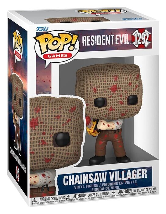 Funko Pop Games Resident Evil Chainsaw Villager #1292