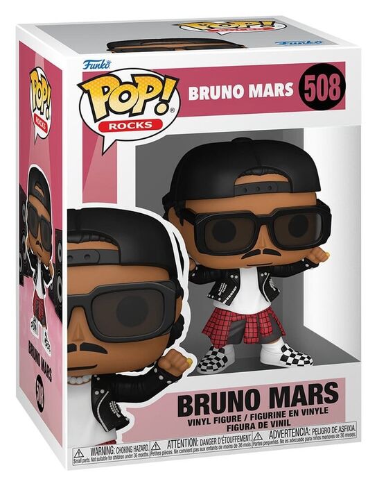 Funko Pop Rocks Bruno Mars #508