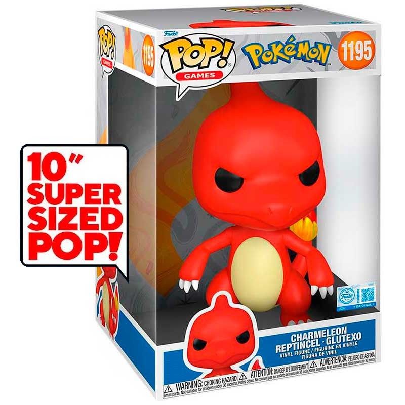Funko Pop Pokémon Charmeleon Super Sized Pop 10" Special Edition #1195