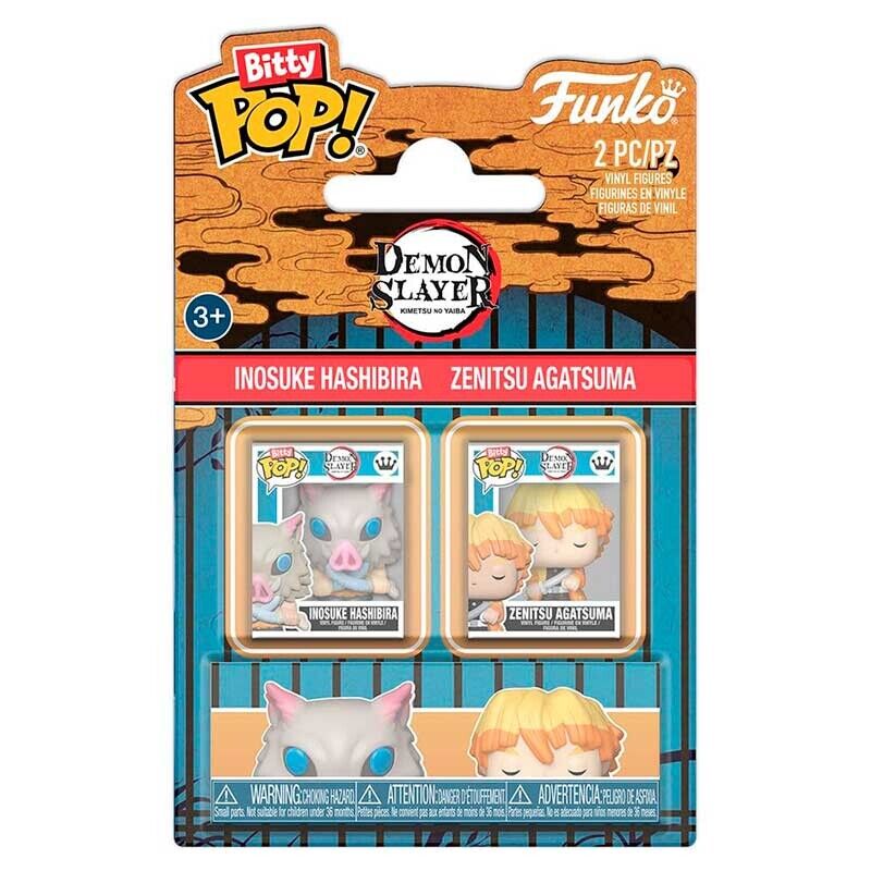 Funko Bitty Pop 2-Pack Demon Slayer Inosuke & Zenitsu
