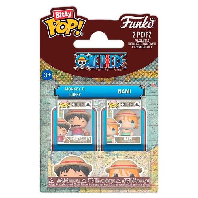 Funko Bitty Pop 2-Pack One Piece Monkey D. Luffy & Nami 0