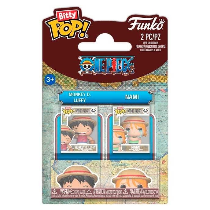 Funko Bitty Pop 2-Pack One Piece Monkey D. Luffy & Nami