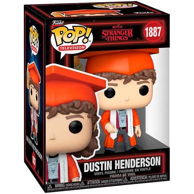 Funko Pop Stranger Things S5 Dustin Henderson Graduation #1887