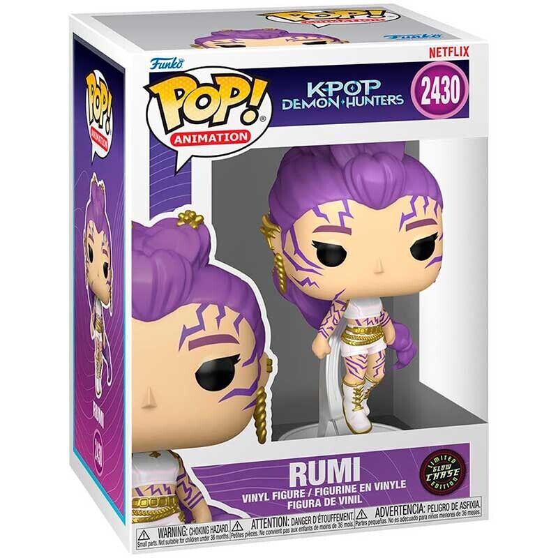 Funko Pop K-Pop Demon Hunters Rumi What it Sounds Like #2430 (GLOW CHASE)