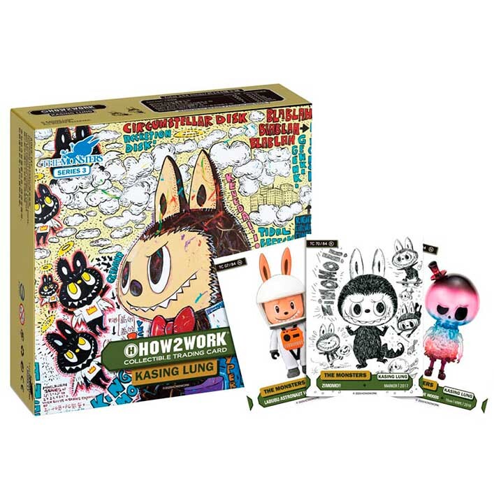 How2work Labubu Collectible Chrome Trading Cards The Monsters Series 3 2