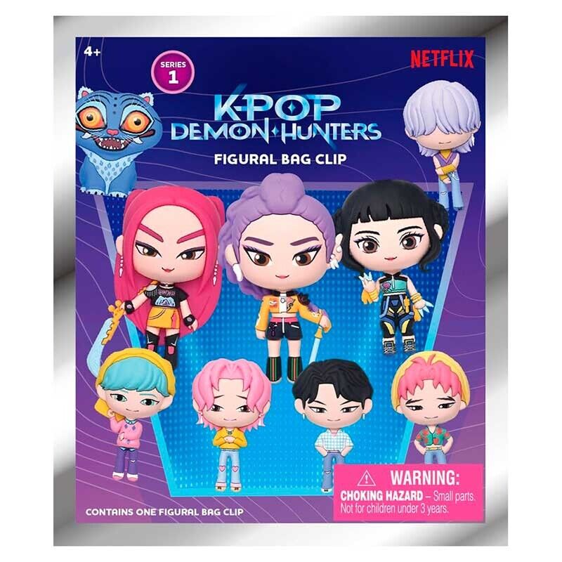 K-Pop Demon Hunter 3D PVC Bag Clips Series 1 (Blind Bag)