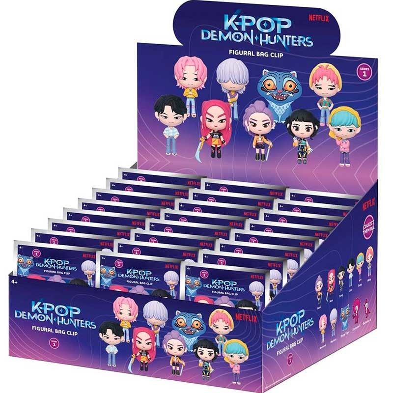 K-Pop Demon Hunter 3D PVC Bag Clips Series 1 (Blind Bag)