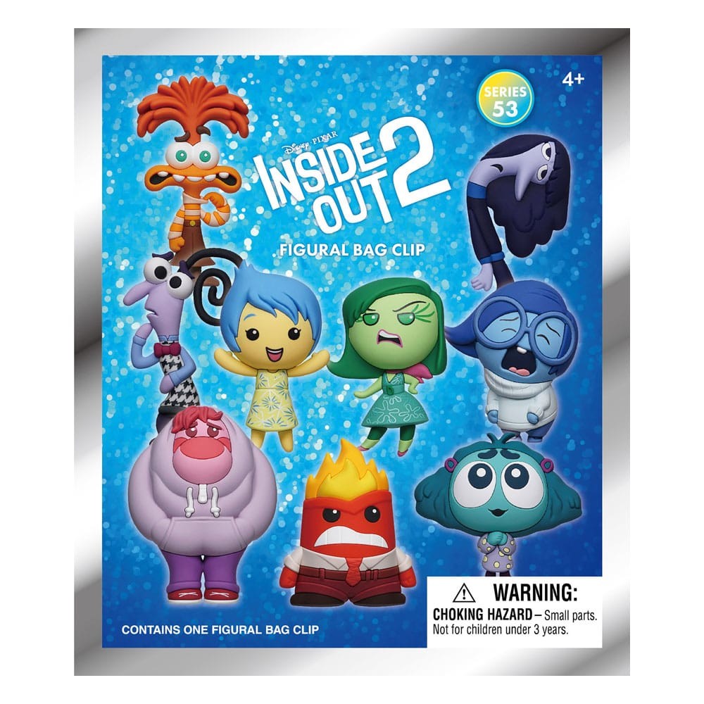 Disney Inside Out 2 3D PVC Bag Clips (Blind Bag) 0