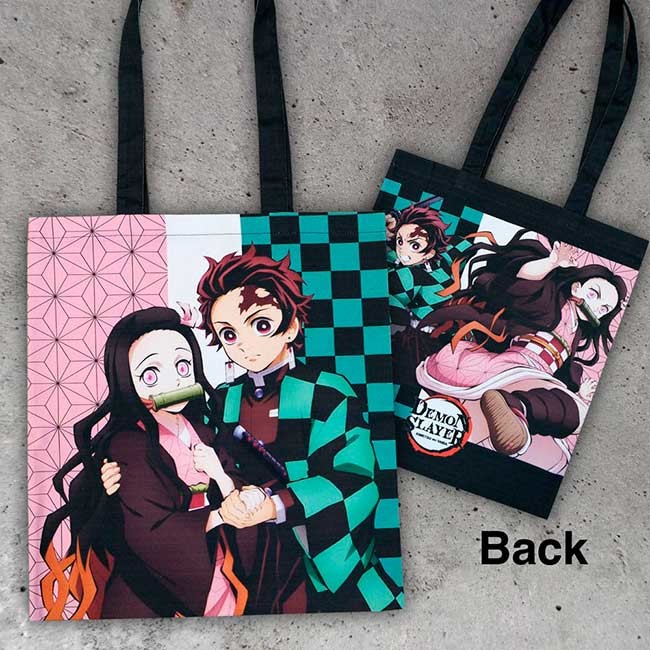 Tote Bag Demon Slayer Kimetsu no Yaiba Tote Bag Tanjiro & Nezuko 0