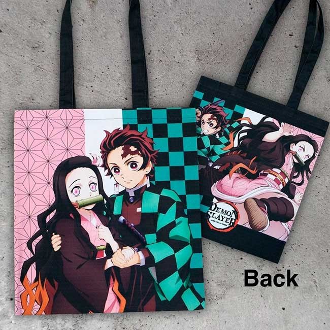 Tote Bag Demon Slayer Kimetsu no Yaiba Tote Bag Tanjiro & Nezuko