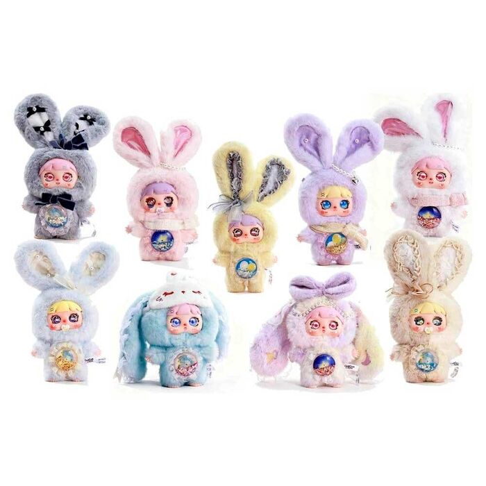 Original Character Mini Figures Meya & Mocici Candy Heart Rabbit Blind Box