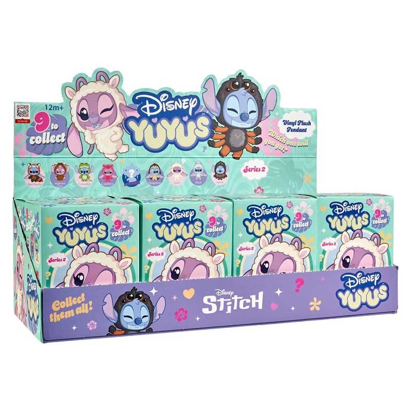 YuYus Plush Key Rings Disney Stitch & Angel Blindbox (Mystery Box) 2