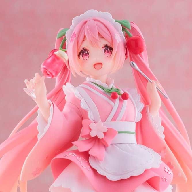 Taito Hatsune Miku Newley Written Sakura Miku Japanese Cafe Version