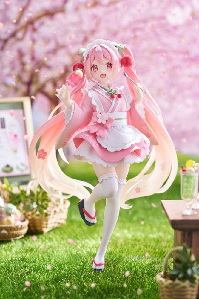 Taito Hatsune Miku Newley Written Sakura Miku Japanese Cafe Version 3