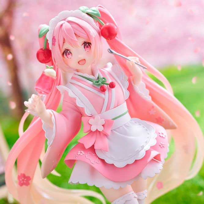 Taito Hatsune Miku Newley Written Sakura Miku Japanese Cafe Version 0