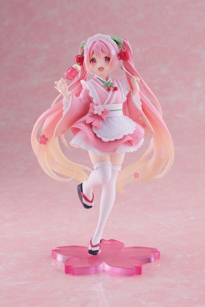 Taito Hatsune Miku Newley Written Sakura Miku Japanese Cafe Version 1