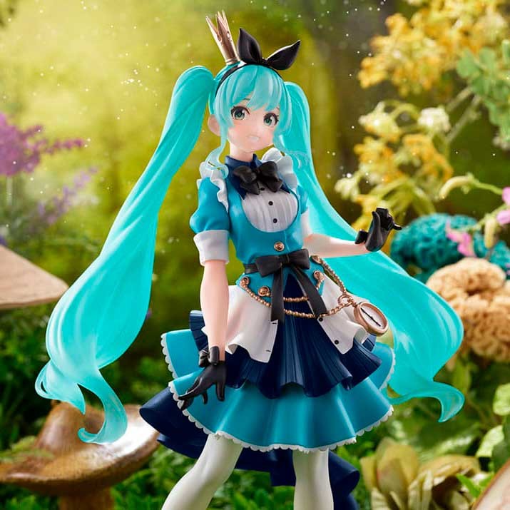 Taito Hatsune Miku Vocaloid Princess AMP Statue Hatsune Miku Alice Version 0