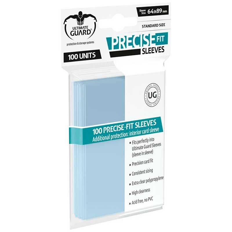Ultimate Guard Classic Precise-Fit Sleeves Standard Size Transparent
