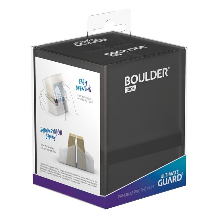 Ultimate Guard Boulder Deck Case 100+ Standard Size (Onyx)