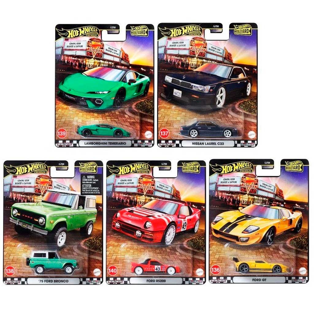 Hot Wheels Premium Boulevard Dash 978E 136-140 1/64 (GJT68) 0