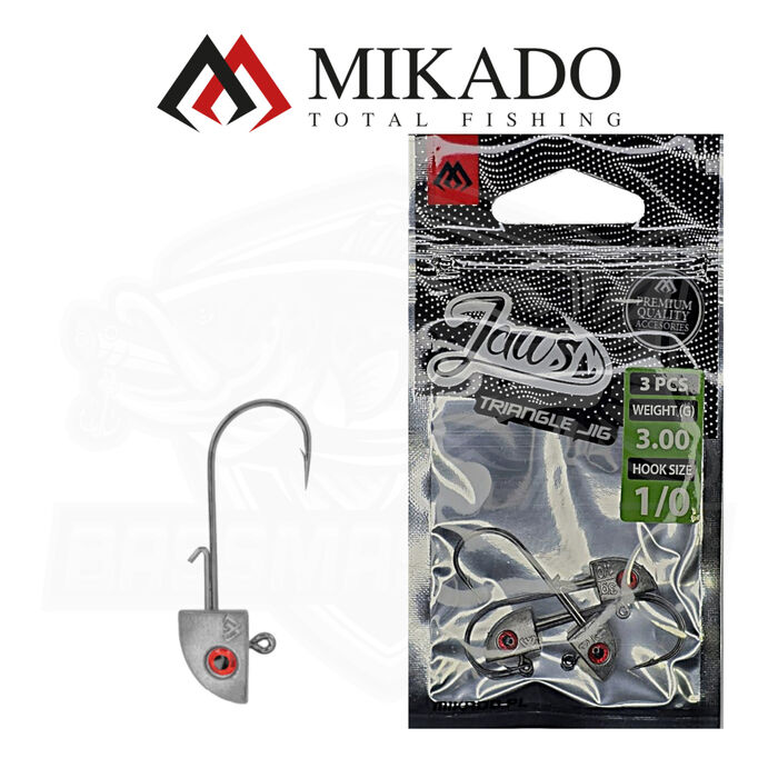 Mikado Jig Head Jaws Triangular Eye 1/0