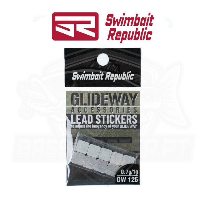 SwimBait Republic GlideWay 176 Lead Stickers