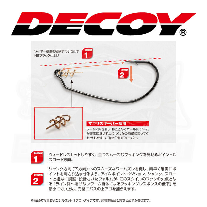 Decoy Worm 30 Makisasu Hook
