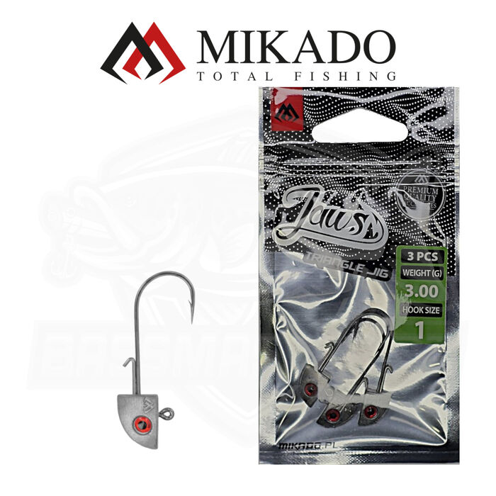Mikado Jig Head Jaws Triangular Eye 1#