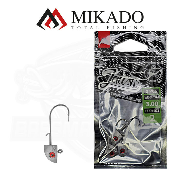 Mikado Jig Head Jaws Triangular Eye 2#