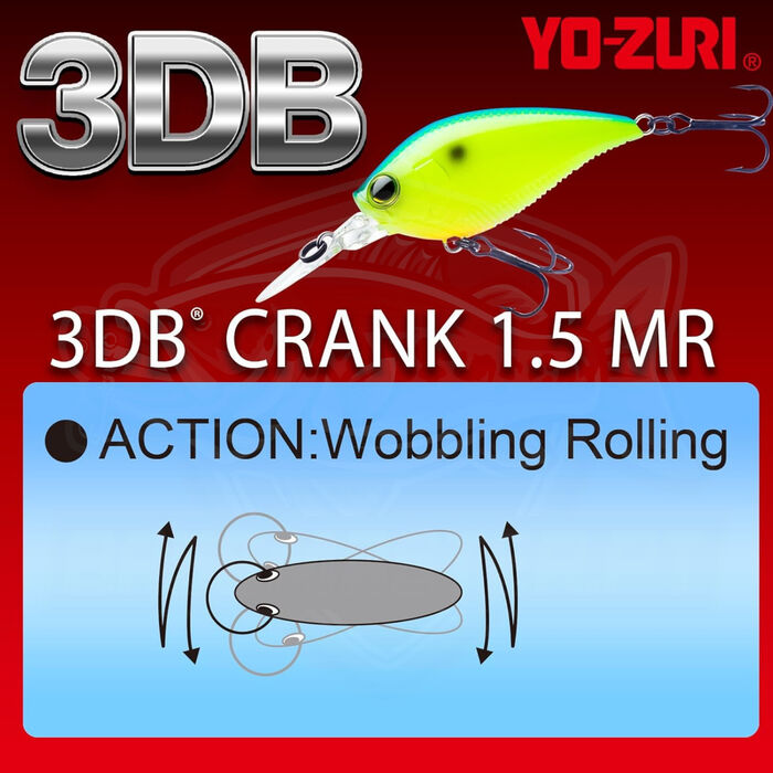 Yo-Zuri 3DB Crank 1.5 MR 60F