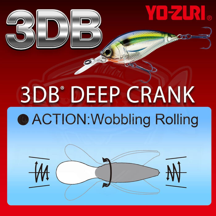 Yo-Zuri 3DB Deep Crank 70F