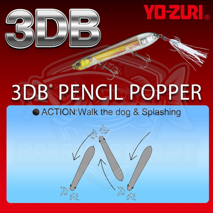 Yo-Zuri 3DB Pencil Popper 110F
