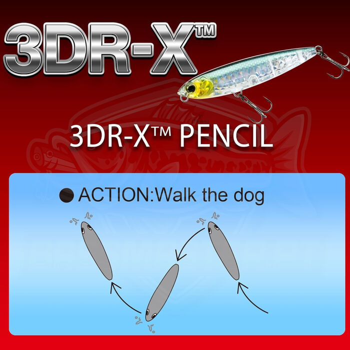 Yo-Zuri 3DR-X Pencil 75F