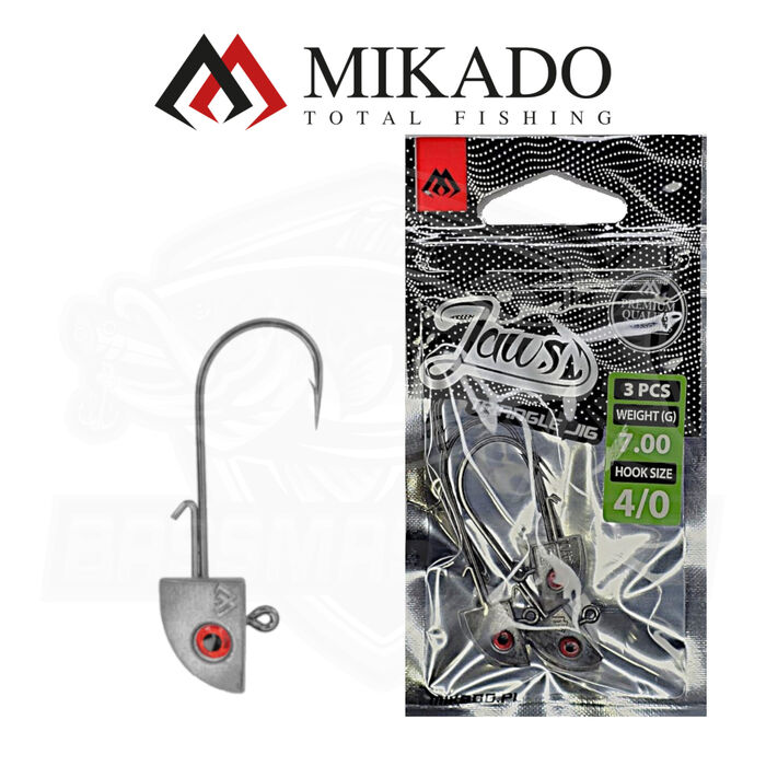 Mikado Jig Head Jaws Triangular Eye 4/0