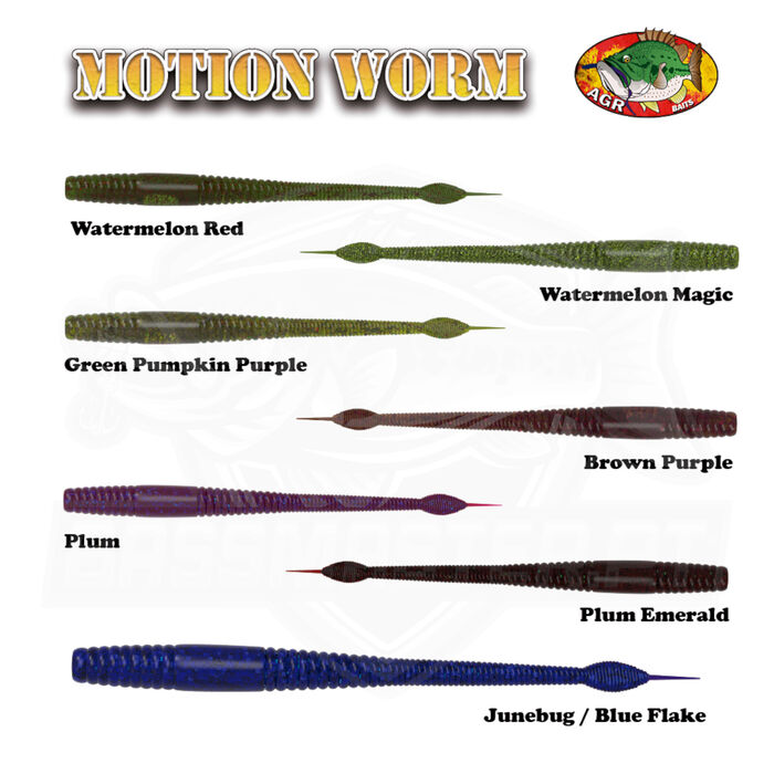 AGR Baits Motion Worm 5.5&amp;amp;amp;amp;quot;