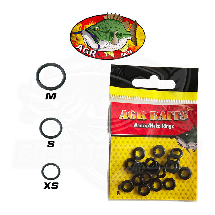 AGR Baits Wacky/Neko Rings Black
