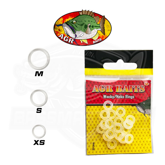 AGR Baits Wacky/Neko Rings Clear