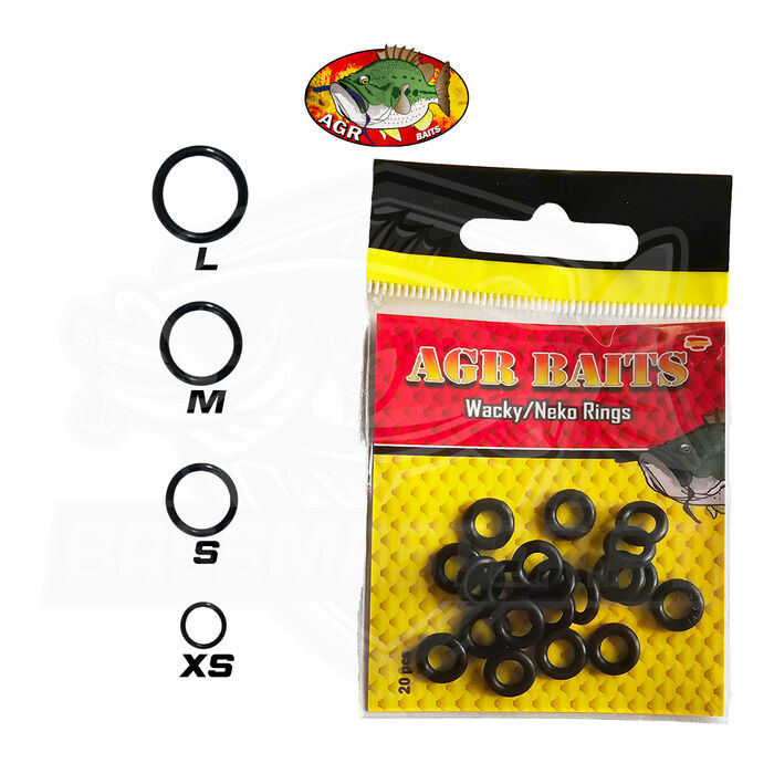 AGR Baits Wacky/Neko Rings Black
