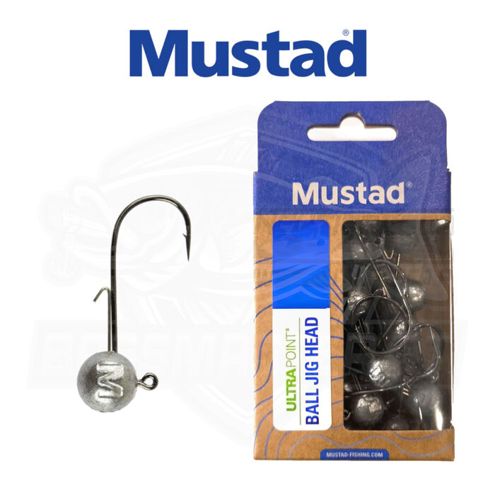 Mustad Ultrapoint Ball Jig Head 6/0 Box