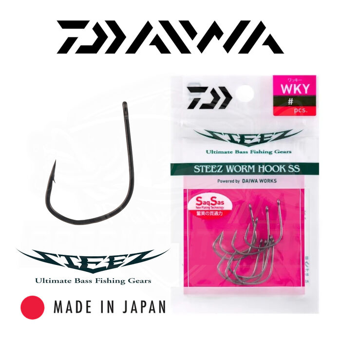 Daiwa Steez Worm Hooks SS WKY
