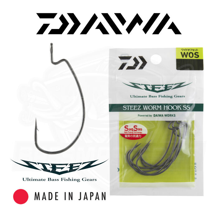 Daiwa Steez Worm Hooks SS WOS
