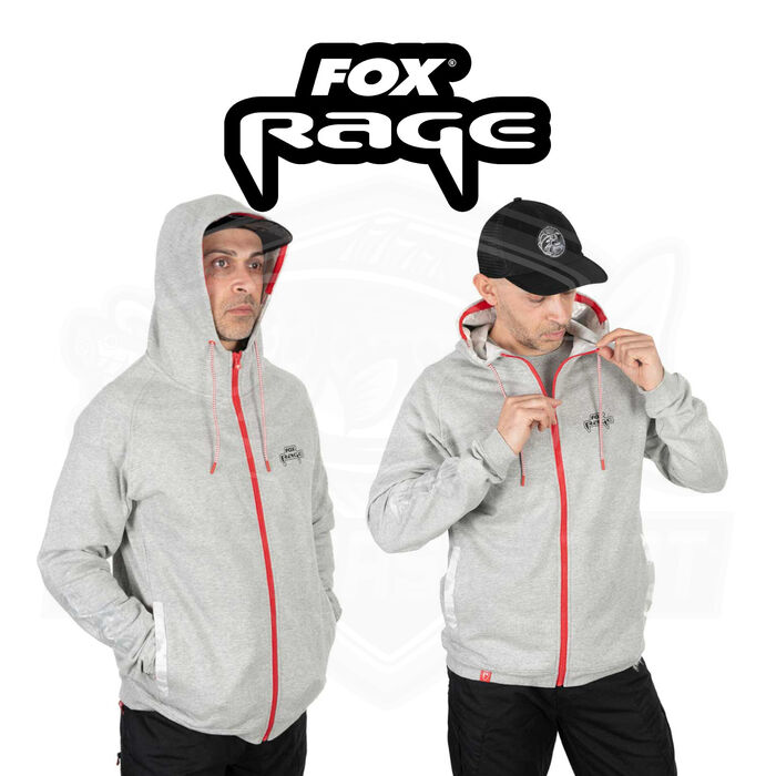 Fox Rage Voyager Hoodie Light Grey