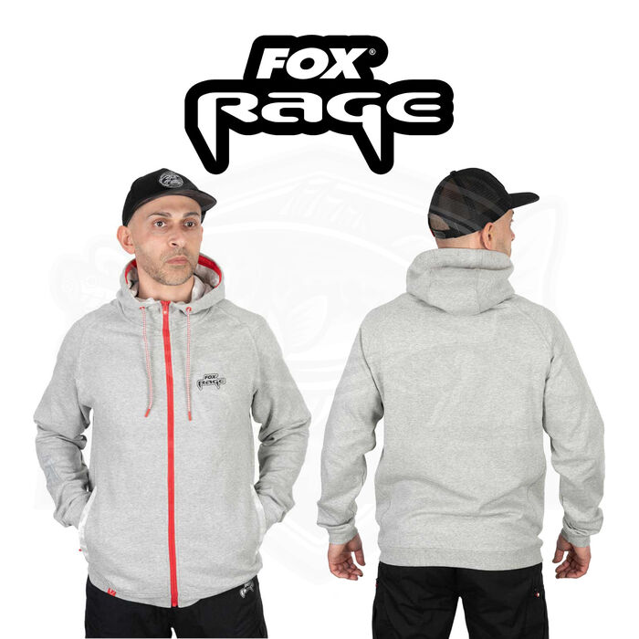 Fox Rage Voyager Hoodie Light Grey