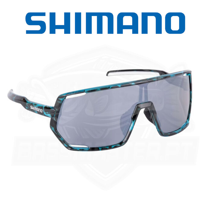 Shimano Eyewear Lesath Tortoiseshell Blue & Silver Mirror