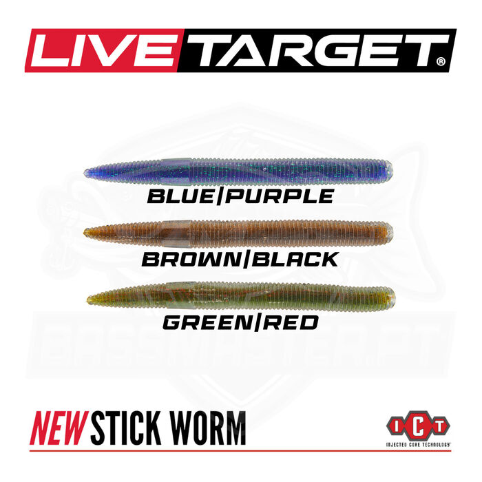 Live Target Stick Worm 5"