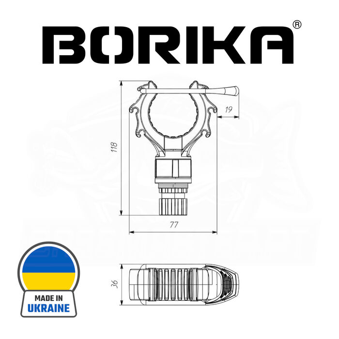 Borika Suporte Tubular