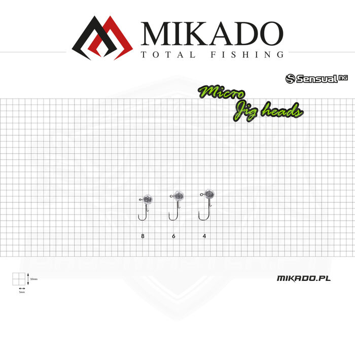Mikado Sensual NG Micro Jig Heads 8#