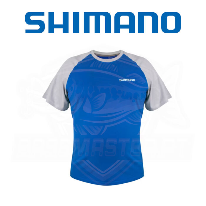 Shimano Short Sleeve Shirt Blue