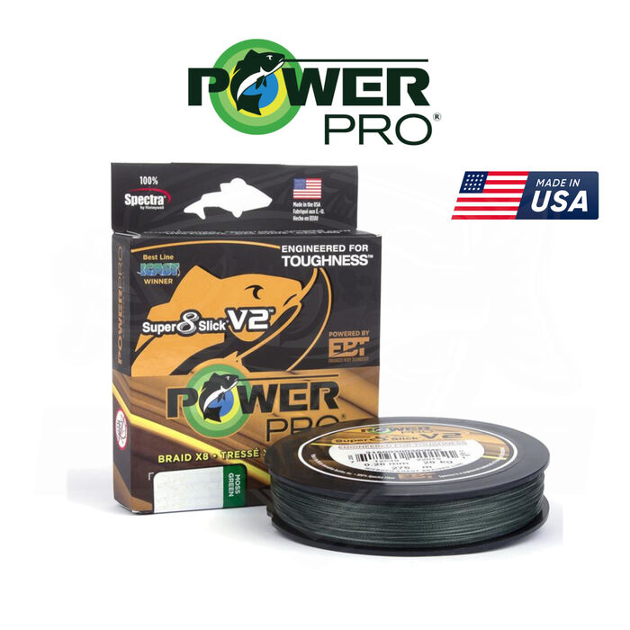 Power Pro Super 8 Slick V2 Moss Green